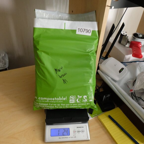 Marine Layer Sweatpants Mens Medium Beige Brown Slim Fit Heavyweight Cotton - Picture 12 of 12